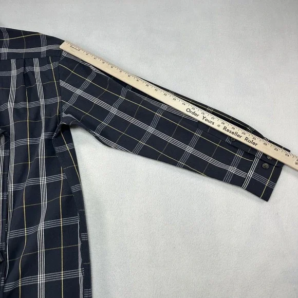 CE Schmidt Workwear Shirt Mens Large Blue Plaid Long Sleeve Button Up Work - Picture 11 of 11